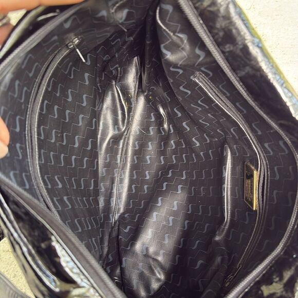 Vintage Sharif, patent leather and leather bag - Picture 9 of 10